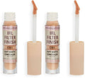 Revolution, IRL Filter Finish Concealer, Full Coverage, Oil-Free, Long-Lasting & Lightweight Formula, Infused with Hyaluronic Acid, Vegan & Cruelty-Free, C10.5, 0.21 oz (Pack of 2)