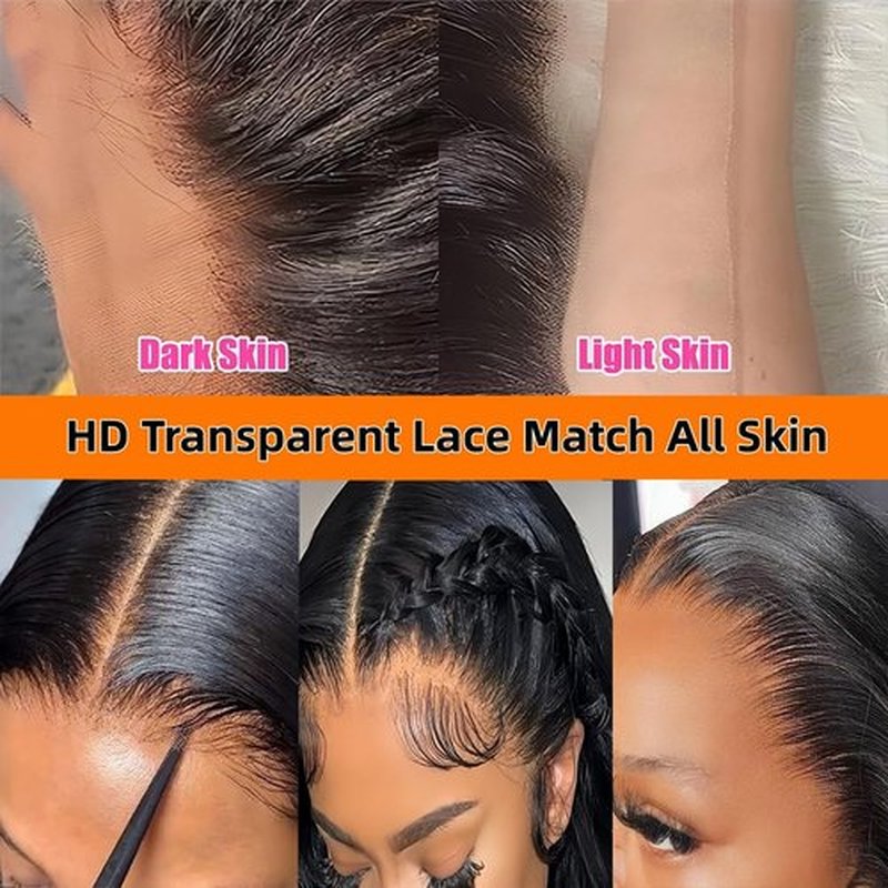 TwerkGirls Straight 360 Lace Front Wigs Human Hair Pre Plucked 18 Inch 200% Density Hidden Strap Drawstring Wig Hd Transparant Full Lace Human Hair 360 Glueless Wigs for Black Women