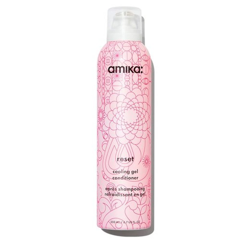 Amika Reset Cooling Gel Conditioner - Refreshing Hydration for All Hair Types | 10 oz