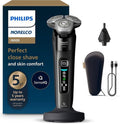 Philips Norelco Electric Shaver i9000 - Wet & Dry, Ink Black, SenseIQ Technology, Triple Lift & Cut System