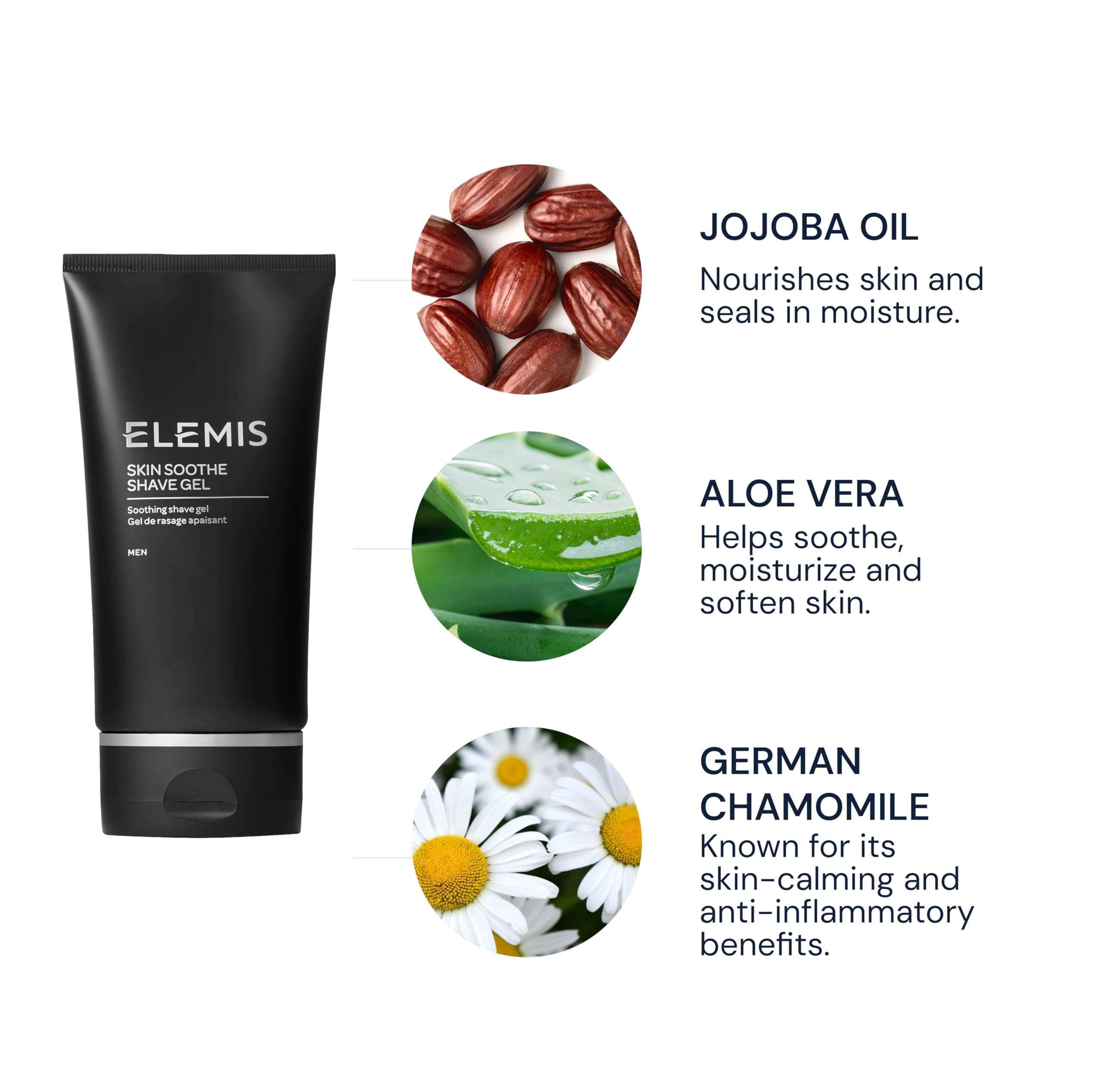 ELEMIS Skin Soothe Shave Gel for Men, 1.6 Fl Oz