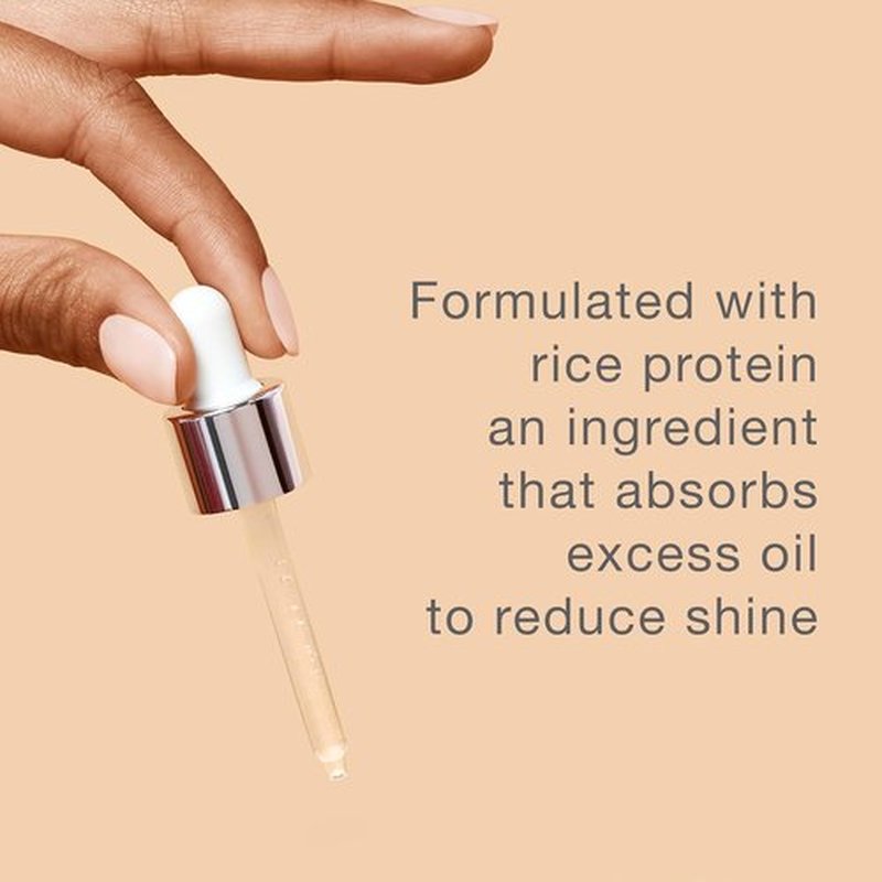 Neutrogena Shine Control Matte Booster | Skin-Mattifying Primer Serum with Rice Protein, 1.0 fl. oz