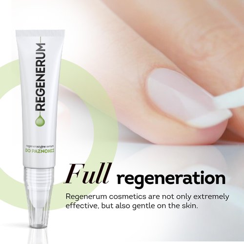 Regenerum - Regenerating Nail Serum - Strengthens, Nourishes, Protects, Reduces Discoloration, Softens Cuticles and Promotes Healthy Growth - 5ml
