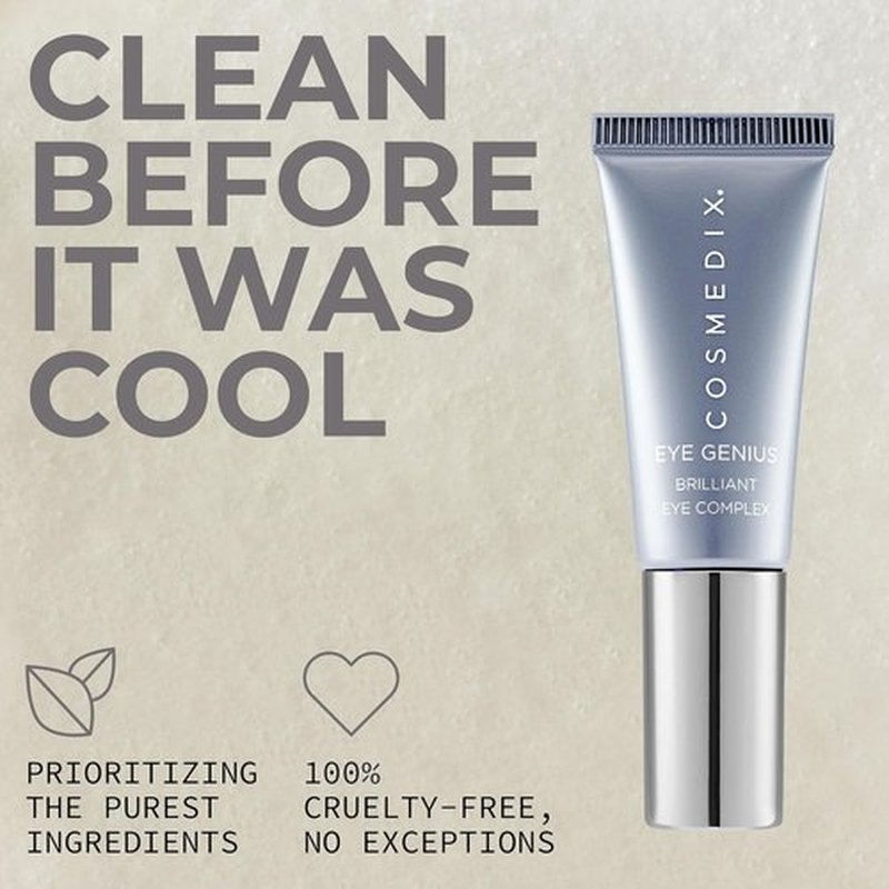 COSMEDIX Brilliant Under Eye Cream - Firming Serum for Dark Circles, Puffiness & Fine Lines