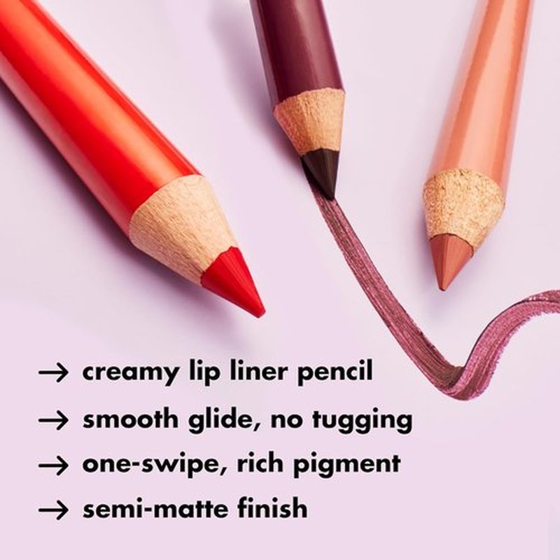 e.l.f. Cream Glide Lip Liner - Highly Pigmented Pencil for Shaping & Sculpting Lips | Mauve Aside, Vegan & Cruelty-Free