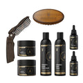 Ultimate Beard Growth Kit for Men by The Beard Struggle - Balm, Cream, Brush, Comb, Oil, Wash, & Conditioner for Moisturizing Beard - Asgardian Secret, Gold Collection