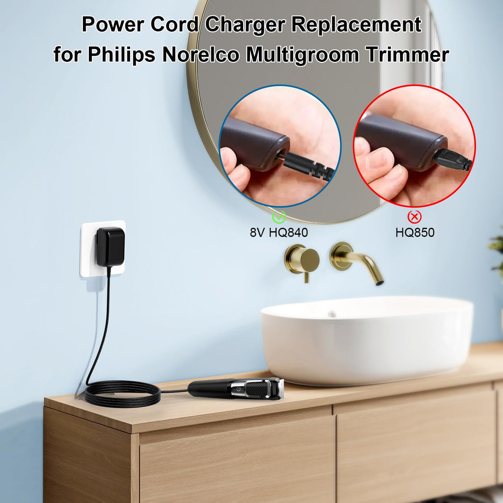 VIFOCUFY Charger Power Cord for Philips Norelco Multigroom Trimmer