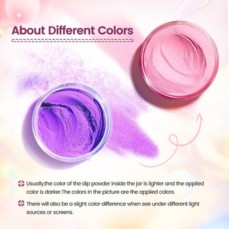 Openlive 32 Color Dip Nail Powder Starter Kit 36 Bottle Blue Cheese Yellow with Base Top Coat Activator Dip Powder Kit for French Nail Art Manicure DIY Salon