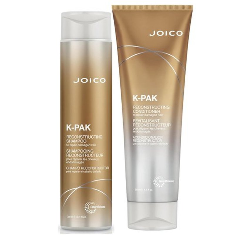 Joico K-PAK Daily Reconstructing Shampoo & Conditioner - Restore Shine & Smooth Damaged Hair | Keratin & Guajava Extract