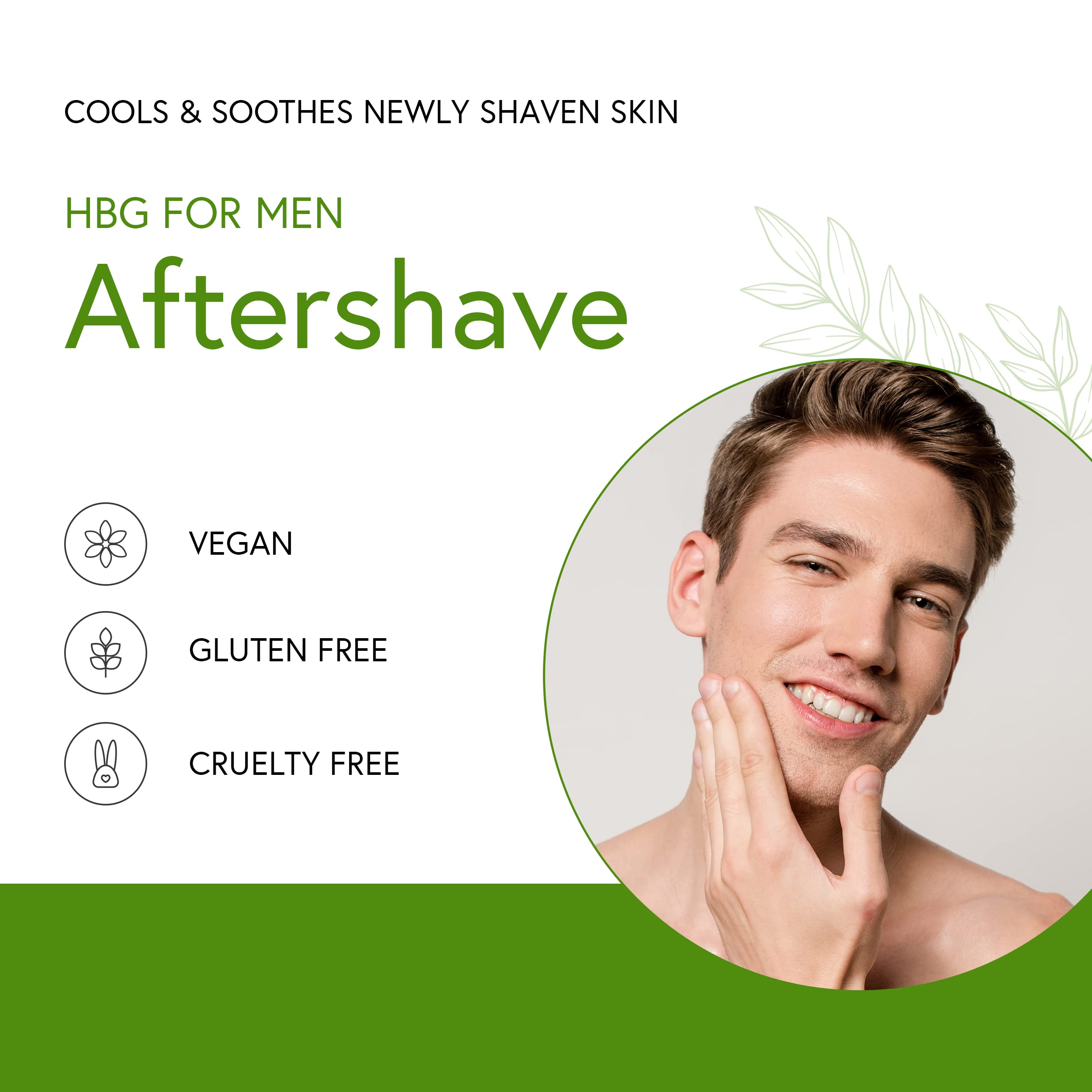 Herbal Aftershave - Key Lime, 4 oz