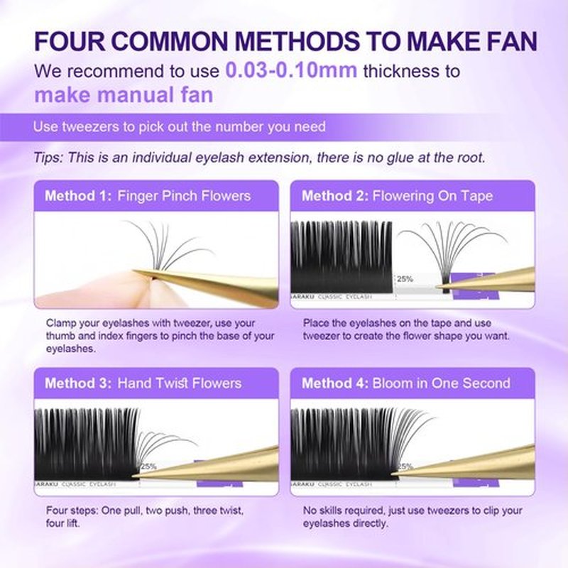 NAGARAKU Eyelash Extensions Individual Lashes Extensions Classic Lash Matte Black 16 Rows Soft Natural Matte Black Professional Beauty Salon Lash Supplies -0.07CC 15mm