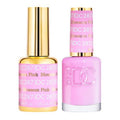 DND DC Gel Polish Set - Pink Collection | UV/LED Gel & Air Dry Nail Lacquer Duo, 0.5 Fl Oz Each
