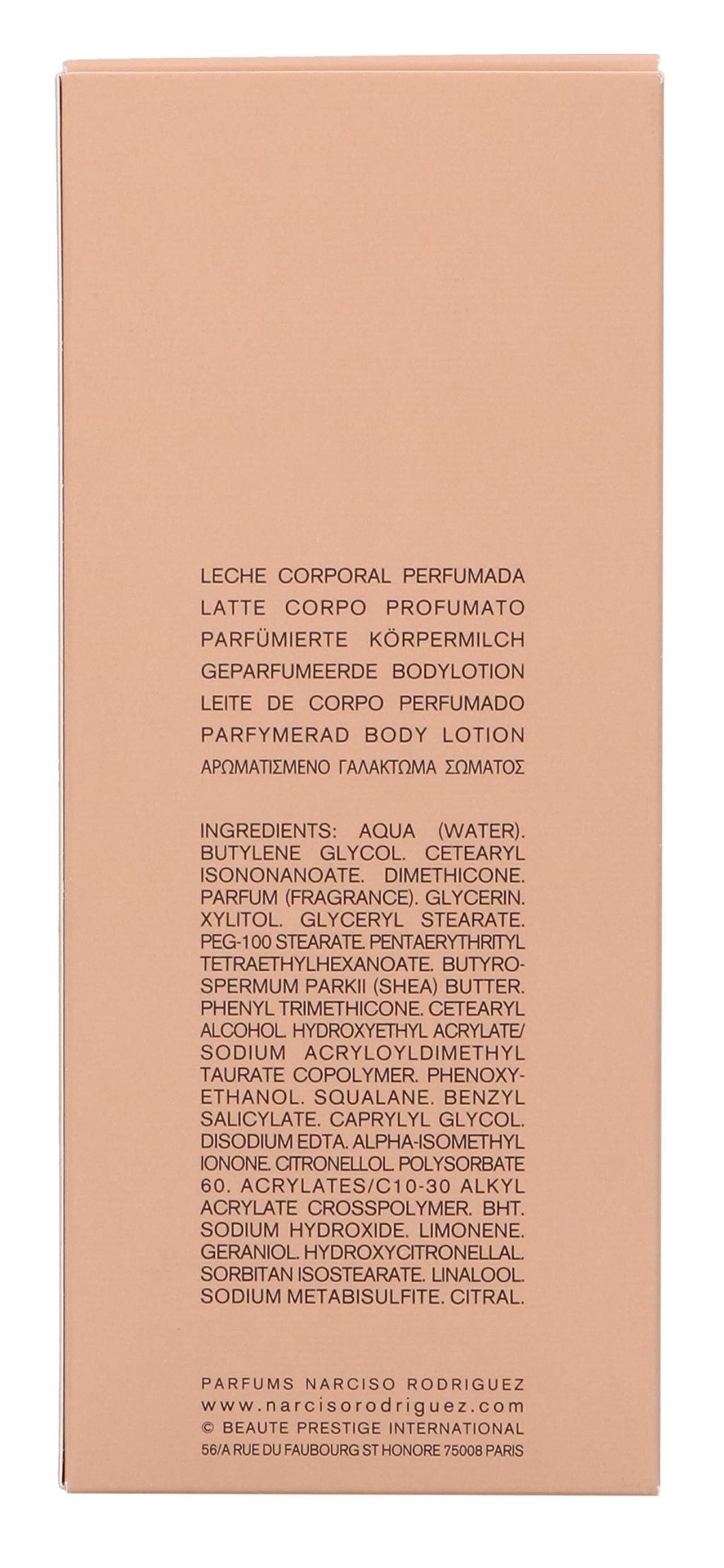 Narciso Rodriguez Scented Body Lotion, 6.7 Ounce