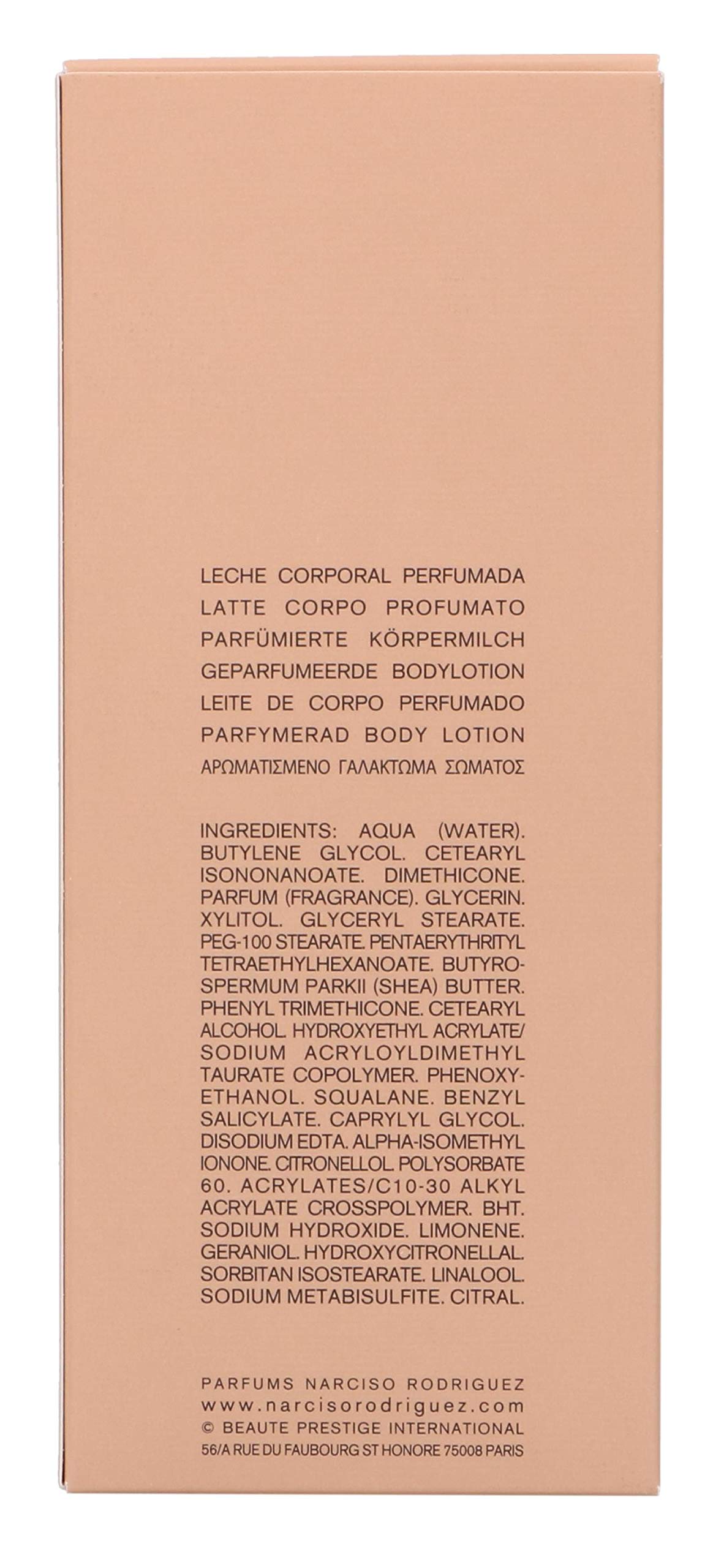 Narciso Rodriguez Scented Body Lotion, 6.7 Ounce