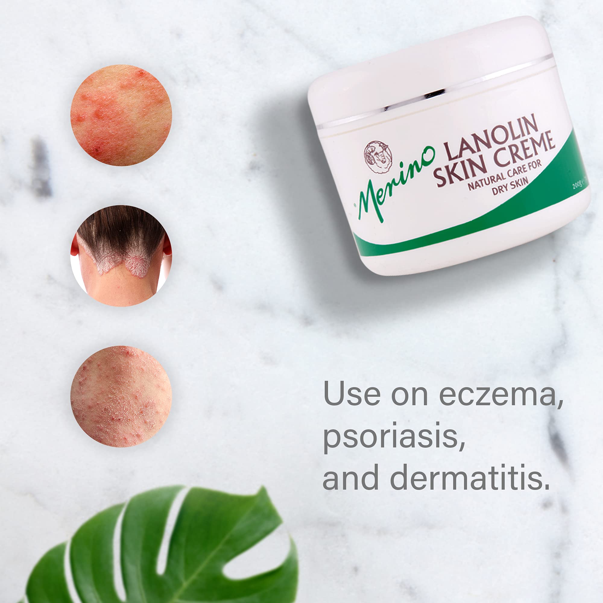 Merino Lanolin Dry Skin Nourishing Skin Cream Medium Jar 200gm/7.05 oz