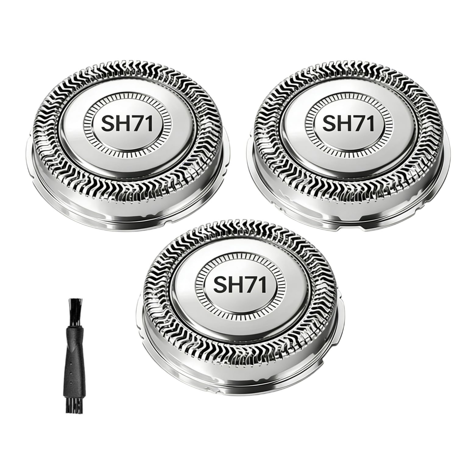 [3 Pack]SH71/52 Replacement Heads Compatible with Philips Norelco Series 7000,New Upgraded SH70/71 Compatibility for norelco 7000 Replacement Heads