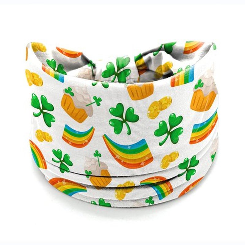IDDFEVE 4Pcs St. Patrick's Day Headbands for Women - Irish Shamrock Leprechaun Holiday Hair Bands, Festive Gift Hair Accessories(Lucky)