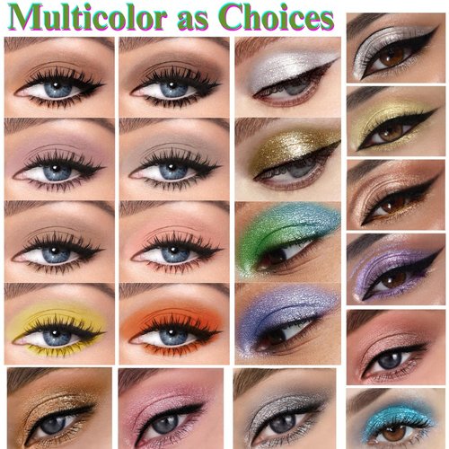 Skiennix Liquid Glitter Eyeshadow - Long-Lasting Shimmer Makeup in Gold | Quick-Drying Formula