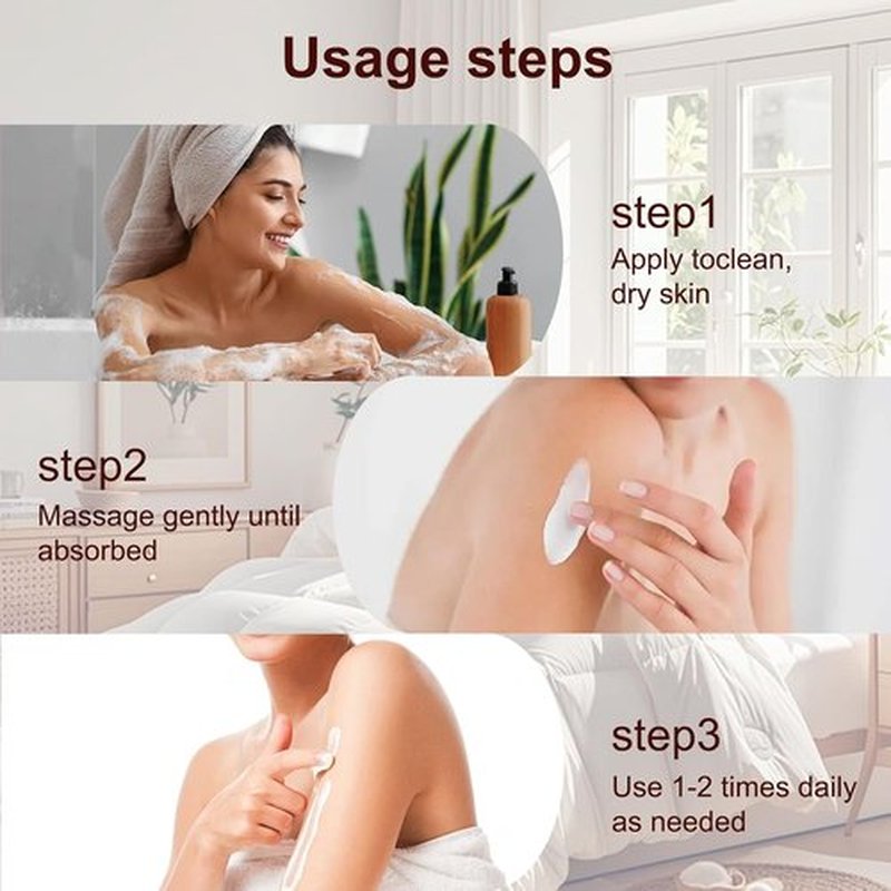 Mira Skin Relief & Repair Cream - Intense Moisturizer with Botanical Blends for Face & Body Hydration