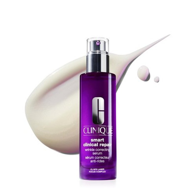 Clinique Smart Clinical Repair Anti-Aging Face Serum - Hydrating Formula with Hyaluronic Acid & Peptides for All Skin Types