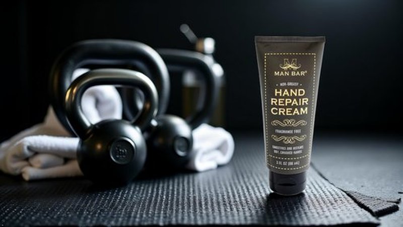 San Francisco Soap Company Man Bar Hand Repair Cream | Protect and Moisturize | Working Hands Remedy | All Natural |