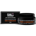 Pink Woolf Premium Shaving Cream for Men - Oudh & Sandalwood Scent - Rich Lather for Smooth Shave - 3.5 oz