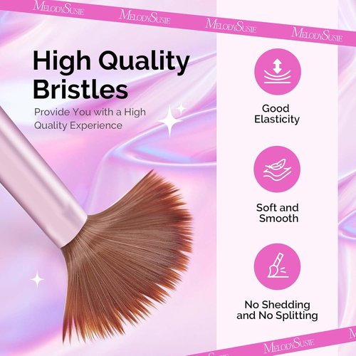 MelodySusie Acrylic Nail Brush Set - 4 Professional Brushes for Nail Extensions & 3D Carving | Sizes 8/12/14/16