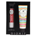 Dionis Goat Milk Blood Orange Hand Cream and Lip Balm Set