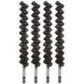 Uonlytech Hair Clips, 1 Set 2 Pairs Rhinestone Hair Barrette Pins Clear Crystal Hair Bobby Pin Accessories for Women - Black, Size 6x0.7cm, 4 Pieces