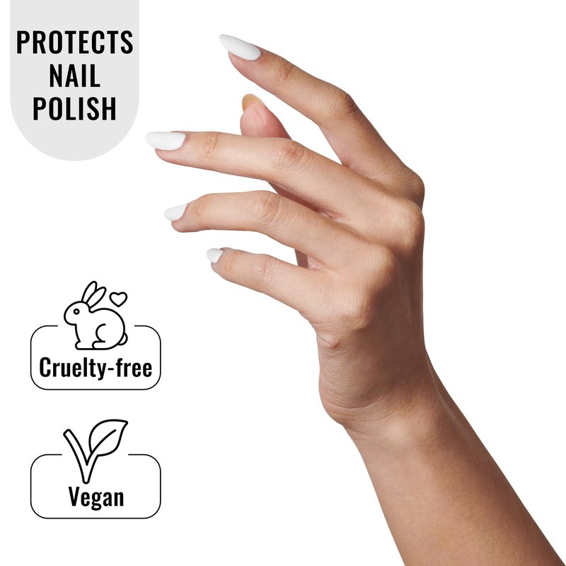 UNDN Vegan Nail Polish - Nothing Matte(r) s Top Coat - Clear Matte Top Coat Nail Polish - Long Lasting, Cruelty Free Fingernail Polish - 0.5 oz