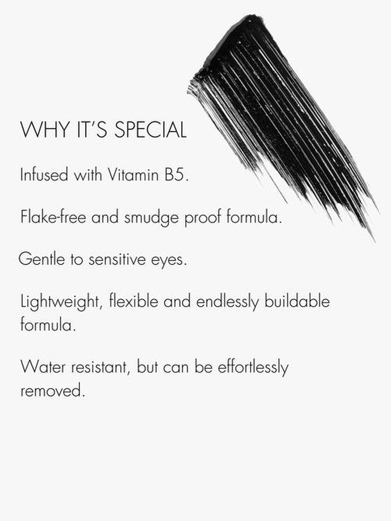 SWEED - Cloud Mascara | Flake-Free, Smudge-Proof, Volumizing | Vitamin B5 | Vegan, Cruelty-Free, Clean Beauty (Black, 0.4 oz | 12 ml)