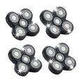 4PCS Shaver Replacement Blades,5 Head Shaver Heads for Bald Men,Head and Face Electric Razor Shaver Head