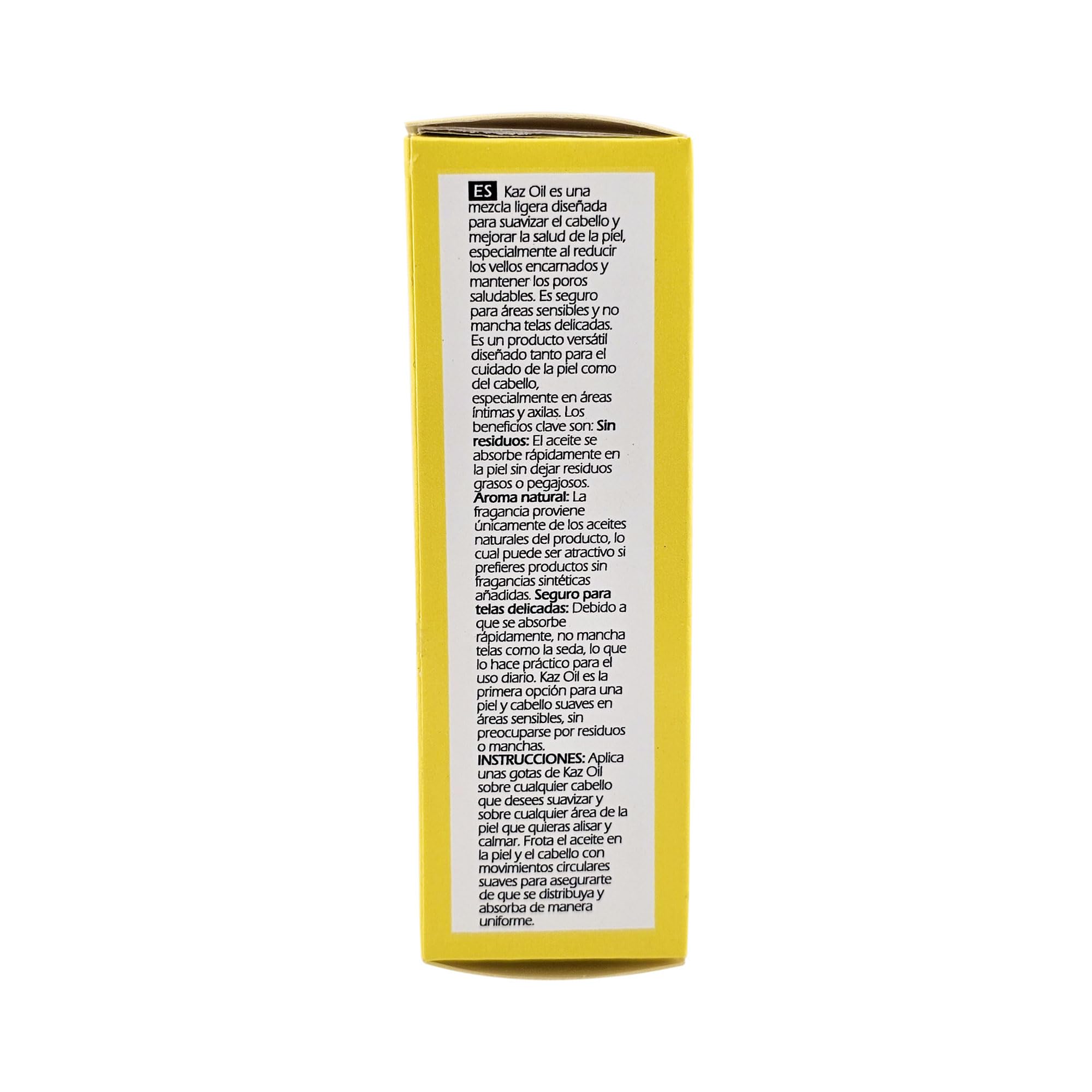 Waxness Kaz Intimate Hair & Skin Oil for Ingrown Hair Care, Soothing Lightweight Oil for Bikini Area & Underarms 1 fl oz (30 ml) – Professional Skin Care