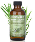 Rosemary Oil for Hair Growth 4.0oz with Jamaican Black Castor and Jojoba Oil - Nourishing Treatment for Dry, Damaged Hair, Split Ends, and Healthy Growth