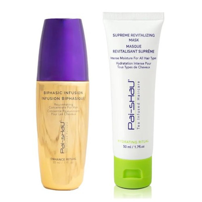 Pai-Shau Biphasic Infusion | Supreme Revitalizing Mask - Oil-Free Hair Serum for All Hair Types