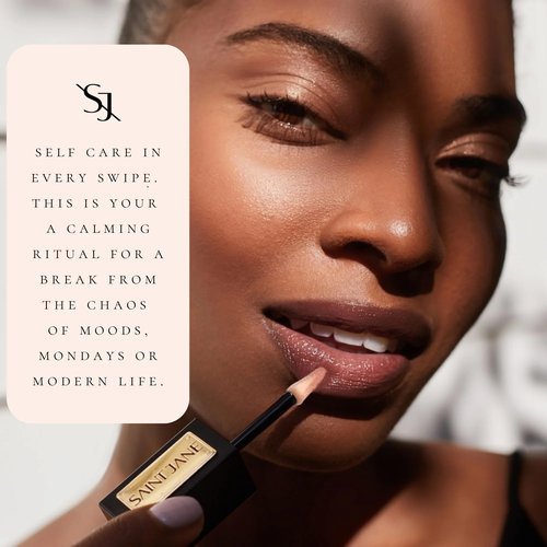 SAINT JANE - Luxury Lip Oil | Luxury, Floral-Infused, Clean Skincare (Cloud, 0.15 oz | 4.5 ml)