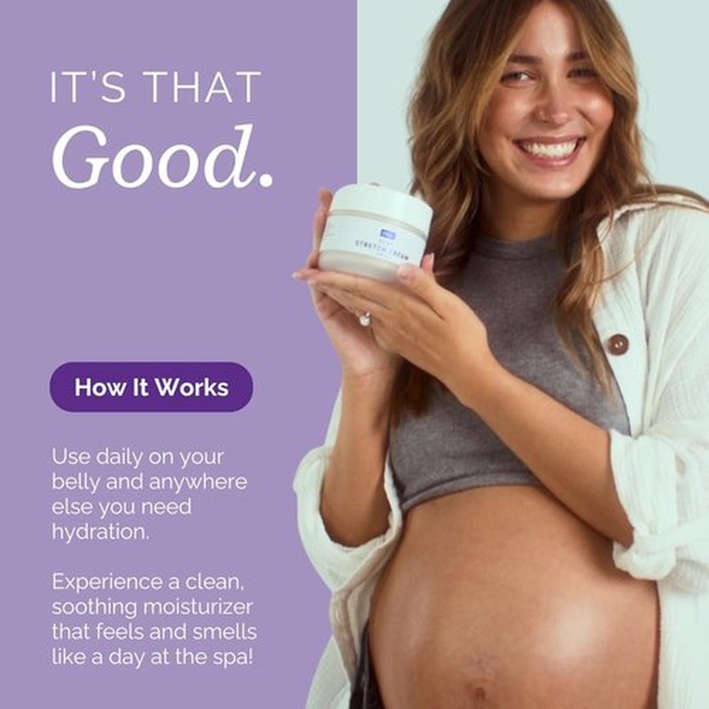 CoBoo Silky Stretch Cream - Paraben-Free Maternity Stretch Mark Cream | 7oz Formula to Enhance Skin Elasticity