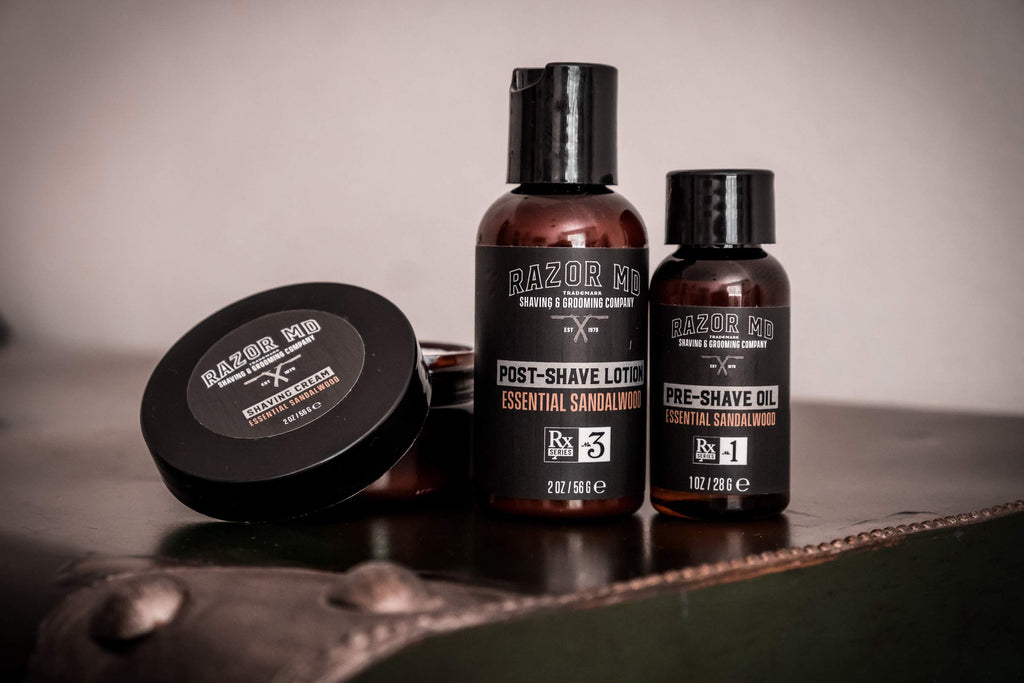Razor MD Mens Shaving Cream for Normal to Slightly Oily Skin, Shaving Tools & Accessories for Modern Men, Sandalwood 8 oz