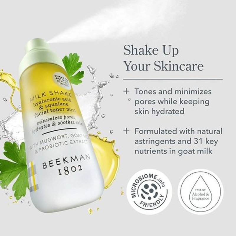 Beekman 1802 Head To Toe Milk Shake Bundle - Hydrating Face Mist, Body Mist & Leave-In Treatment