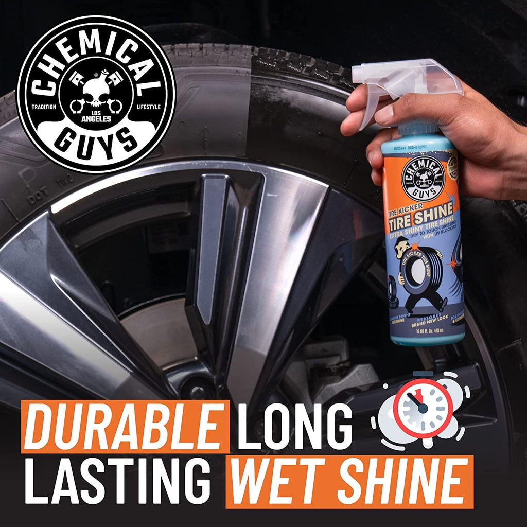 Chemical Guys Tire Kicker Extra Glossy Tire Shine Spray, 16 fl oz
