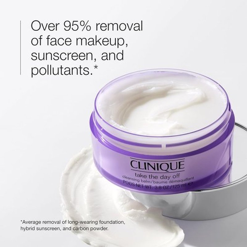 Clinique Take The Day Off Cleansing Balm - Gentle Makeup Remover for Face & Eyes | All Skin Types