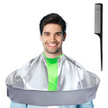 Wsevinn Hair Cutting Capes for Adults, Professional Haircut Cape Umbrella Waterproof Salon Barber Cape Hairdressing Apron, with 1PCS Black Comb