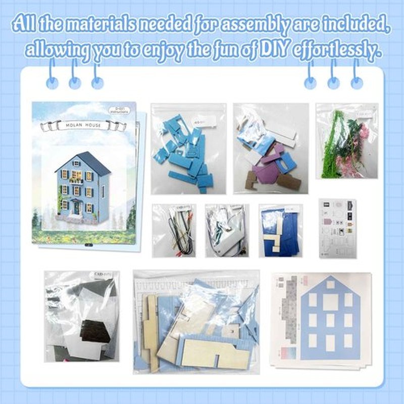 Flever Dollhouse Miniature DIY Kit - Creative Room with Furniture | Perfect Romantic Valentine's Gift