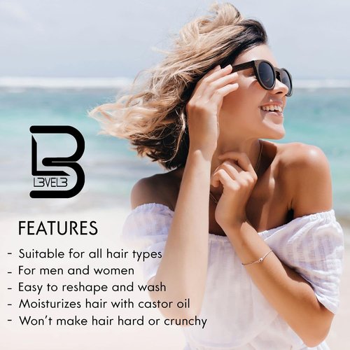 L3 Sea Salt Texturizing Spray - Create Beachy Waves with Light Hold - 8.45 Fl Oz