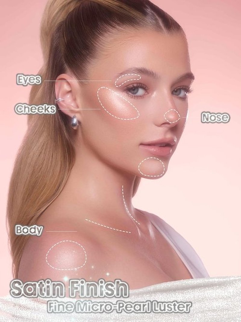 SheGlam Buttery Bling Highlighter Stick - Creamy Gold Makeup for Radiant Face
