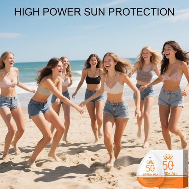 2g*60PCS Travel Size Sunscreen SPF50+ PA+ – Mini Sunscreen for Face & Body, Waterproof, Non-Greasy, Perfect for Thank You Gifts & Summer Party