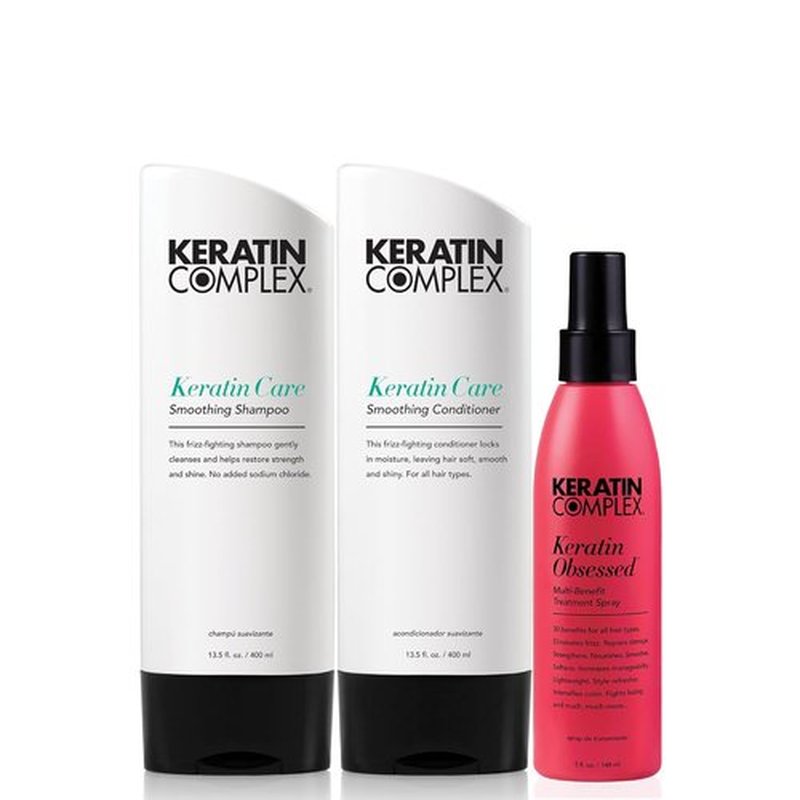Keratin Complex Retail Kit - Nourishing Shampoo & Conditioner with 5oz Keratin Obsessed Treatment