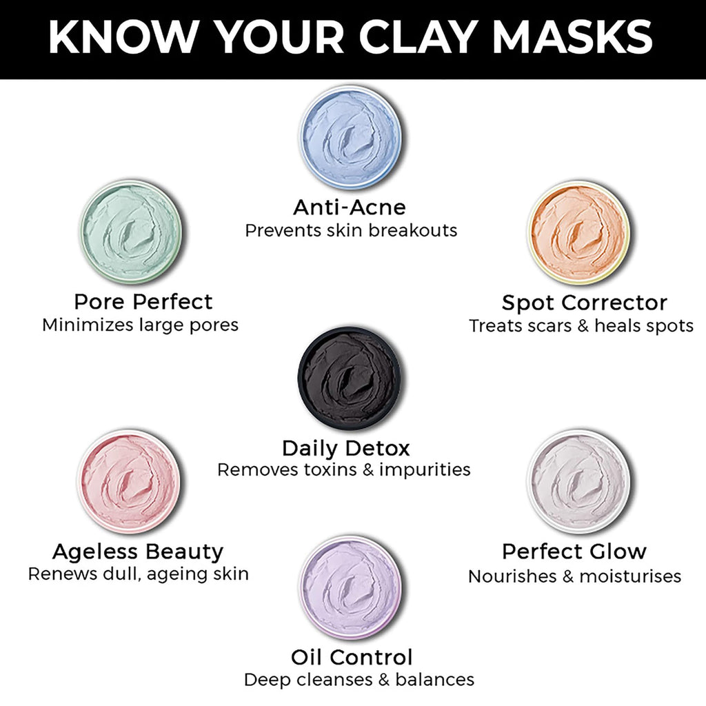 Nykaa Naturals Clay It Cool Clay Mask, Daily Detox, 3.5 oz - Clay Face Mask for Pore Reduction - Exfoliates Dead Skin Cells - Brightening Face Mask