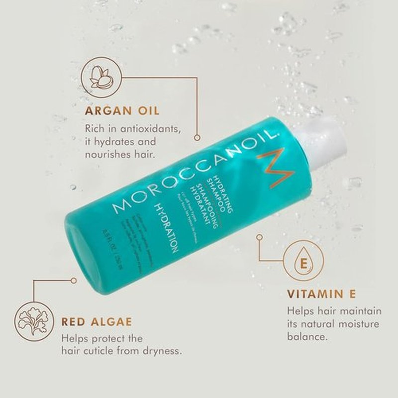Moroccanoil Hydrating Shampoo - Moisturizing Formula for Dry Hair | 8.5 Fl Oz