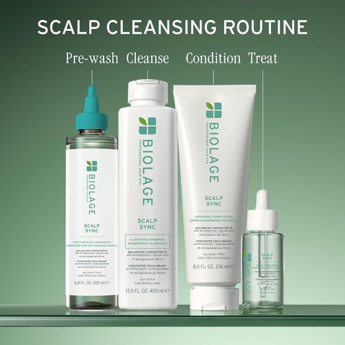 Biolage Scalp Sync Clarifying Shampoo - Remove Residue & Buildup for Oily Scalps